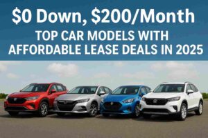 Best $0 Down Car Lease Deals Under $200