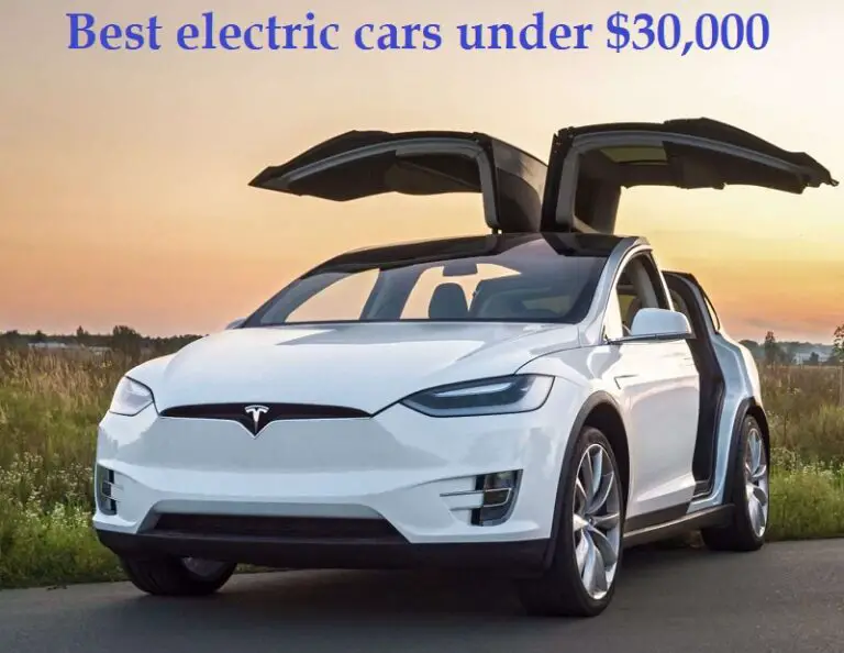 Best Electric Cars Under 30,000 Combining Affordability and