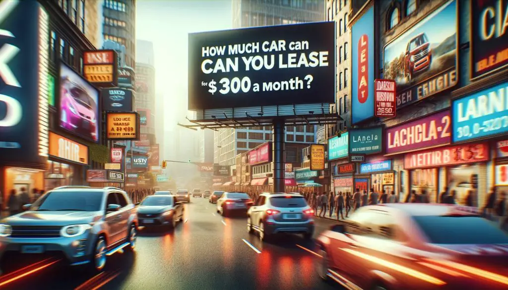 How Much Car Can You Lease for $300 a Month