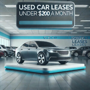 Used Car Leases Under $200 a Month