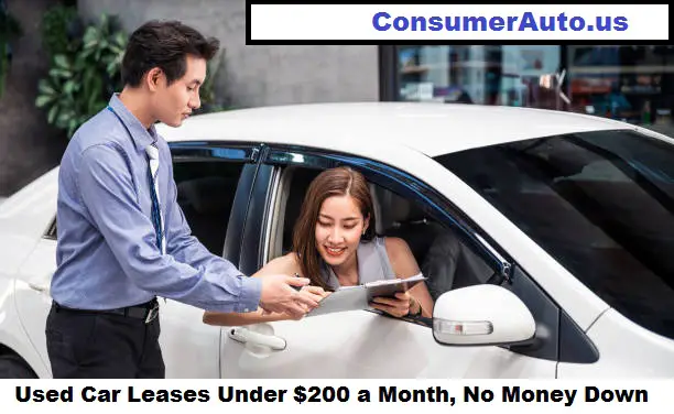 Used Car Leases Under $200 a Month, No Money Down