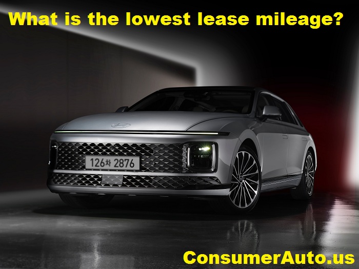 lowest lease mileage