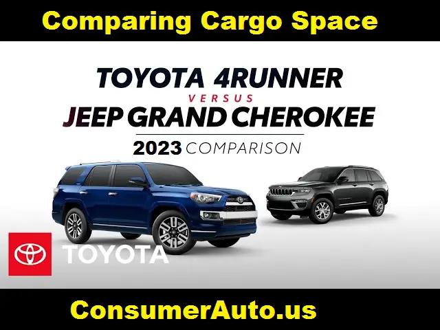 Comparing Cargo Space Jeep Grand Cherokee vs. Toyota 4Runner