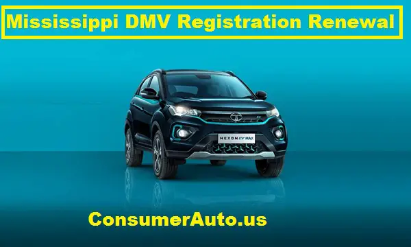 Mississippi DMV Registration Renewal