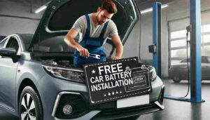 Free Car Battery Installation