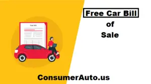 Free Car Bill of Sale