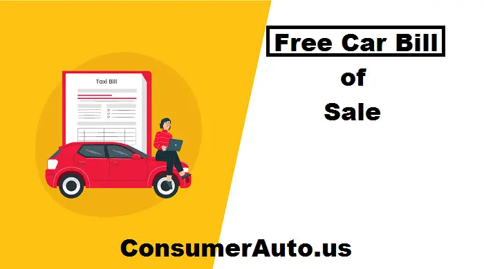 Free Car Bill of Sale