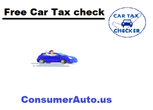 Free Car Tax Checks