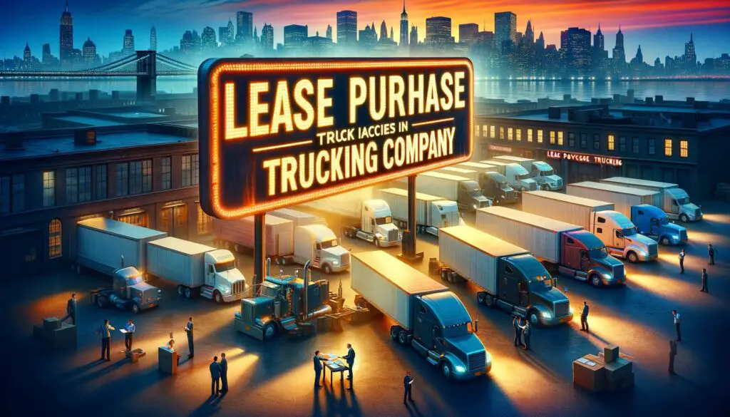 Lease Purchase Trucking Companies in New York