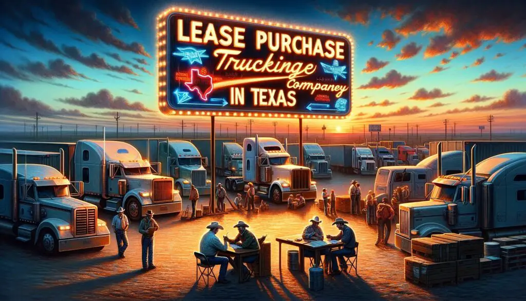 Lease Purchase Trucking Companies in Texas