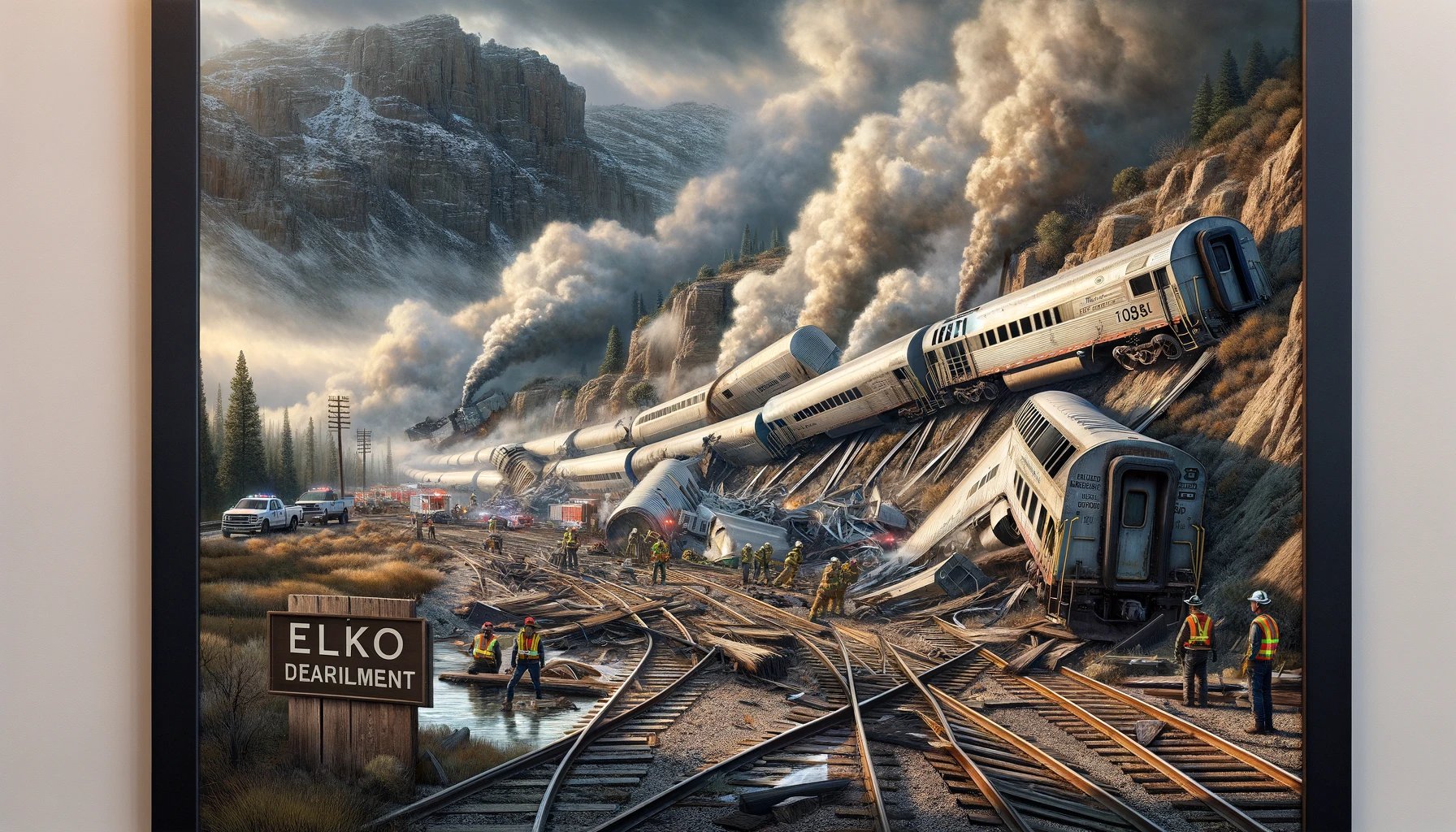 Shocking Twist In Elko 16 Rail Cars Derailed But What Happened Next   Elko Train Derailment 