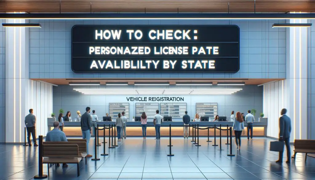How to Check Personalized License Plate Availability State by State