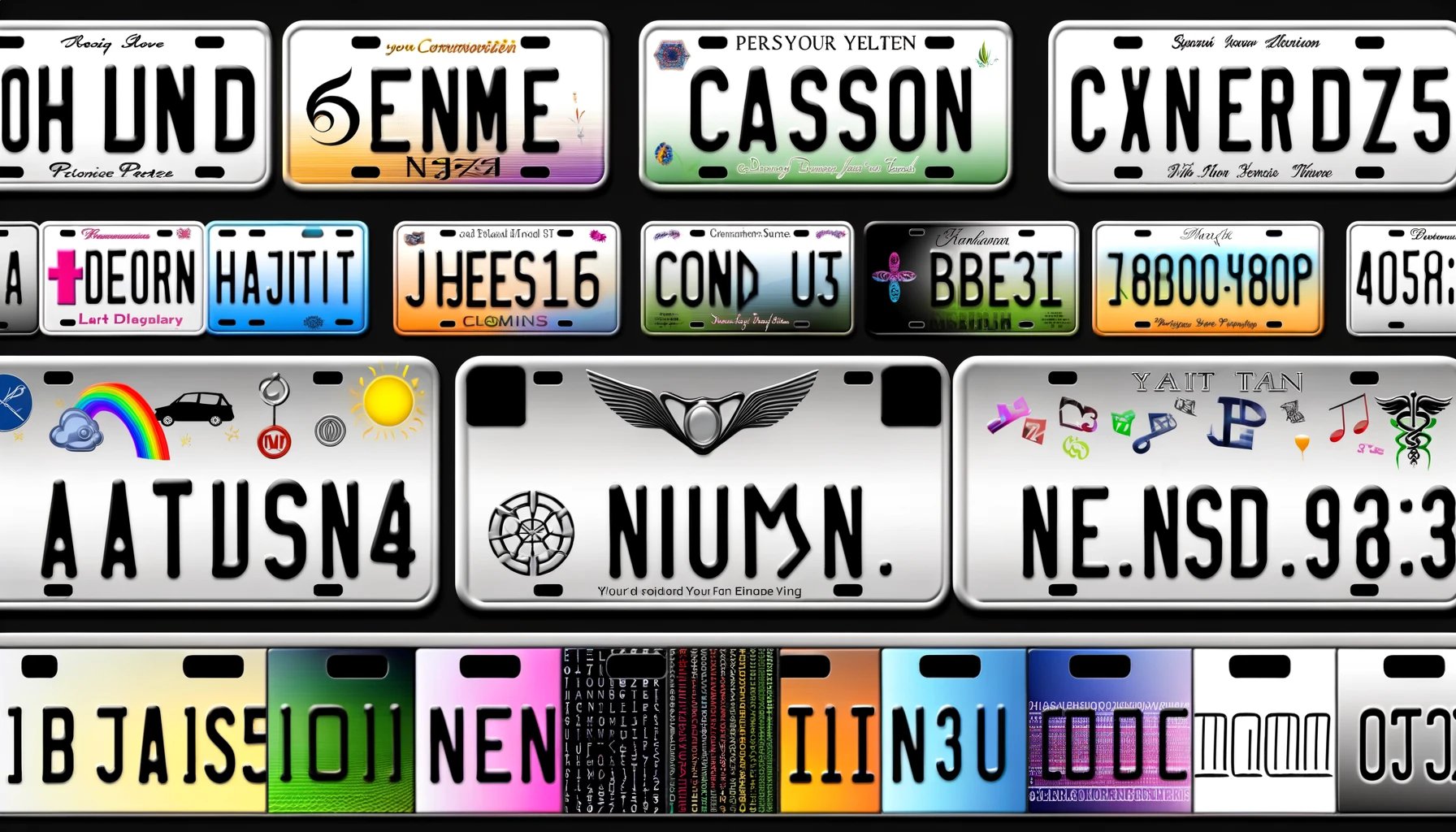 Personalizing License Plates for Front A Comprehensive Guide