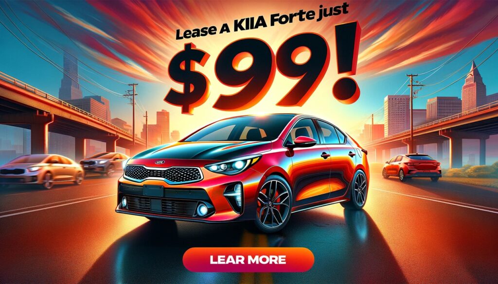 Lease a Kia Forte for $99