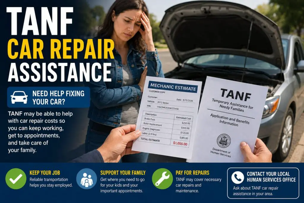 TANF car repair assistance welfare benefits fix your car free