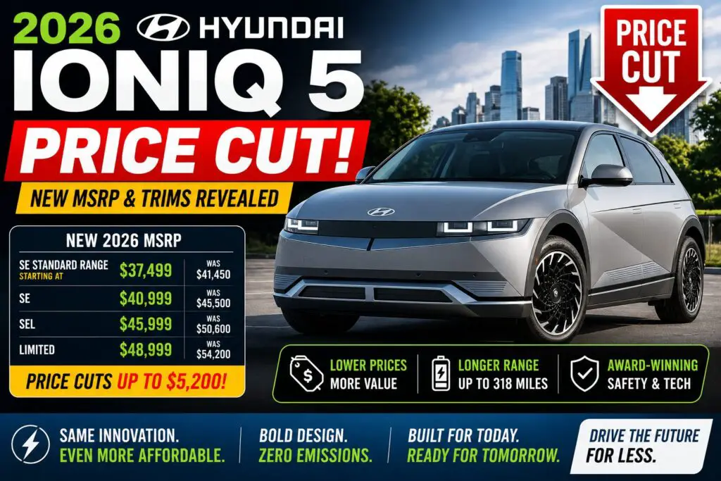 2026 Hyundai Ioniq 5 Price Cut New MSRP & Trims
